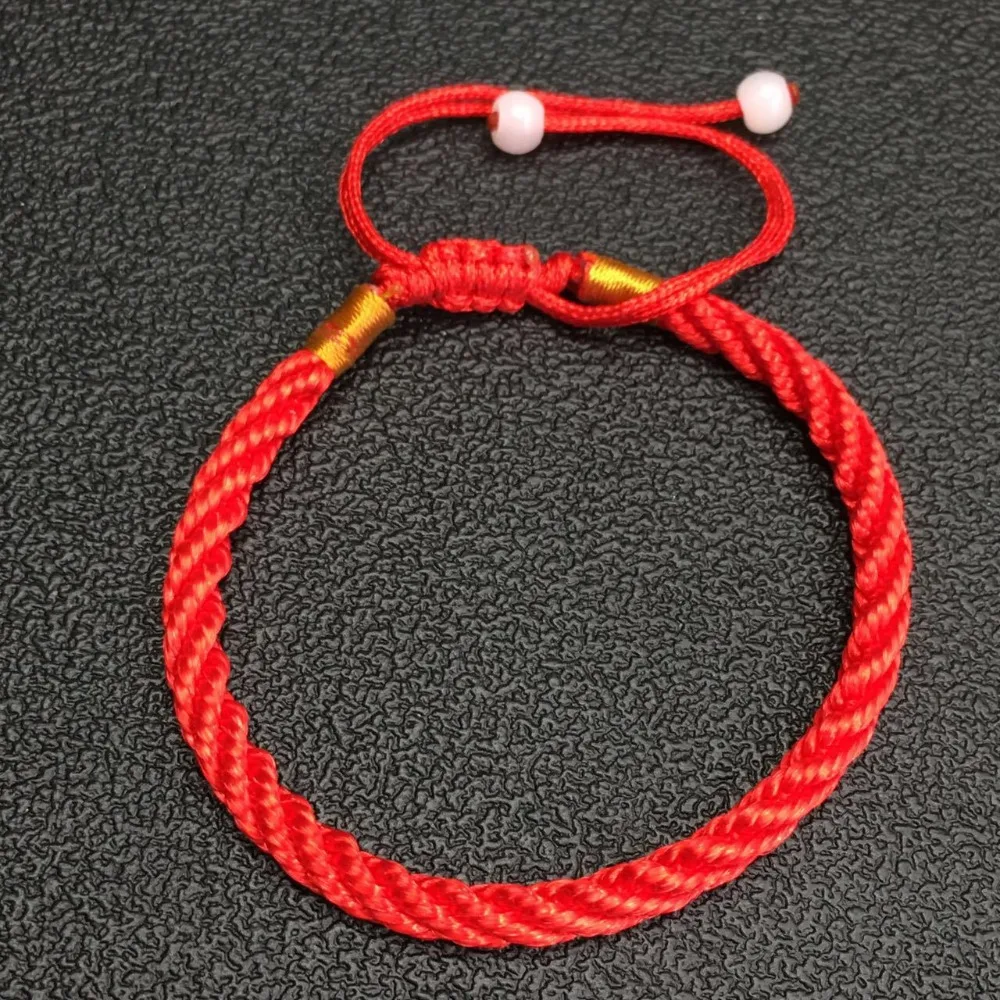 Aladdin Chinese style Braided Lucky Red String Bracelet Red thread Stone Handmade Weaving For Men Women Lovers Couple Bracelet