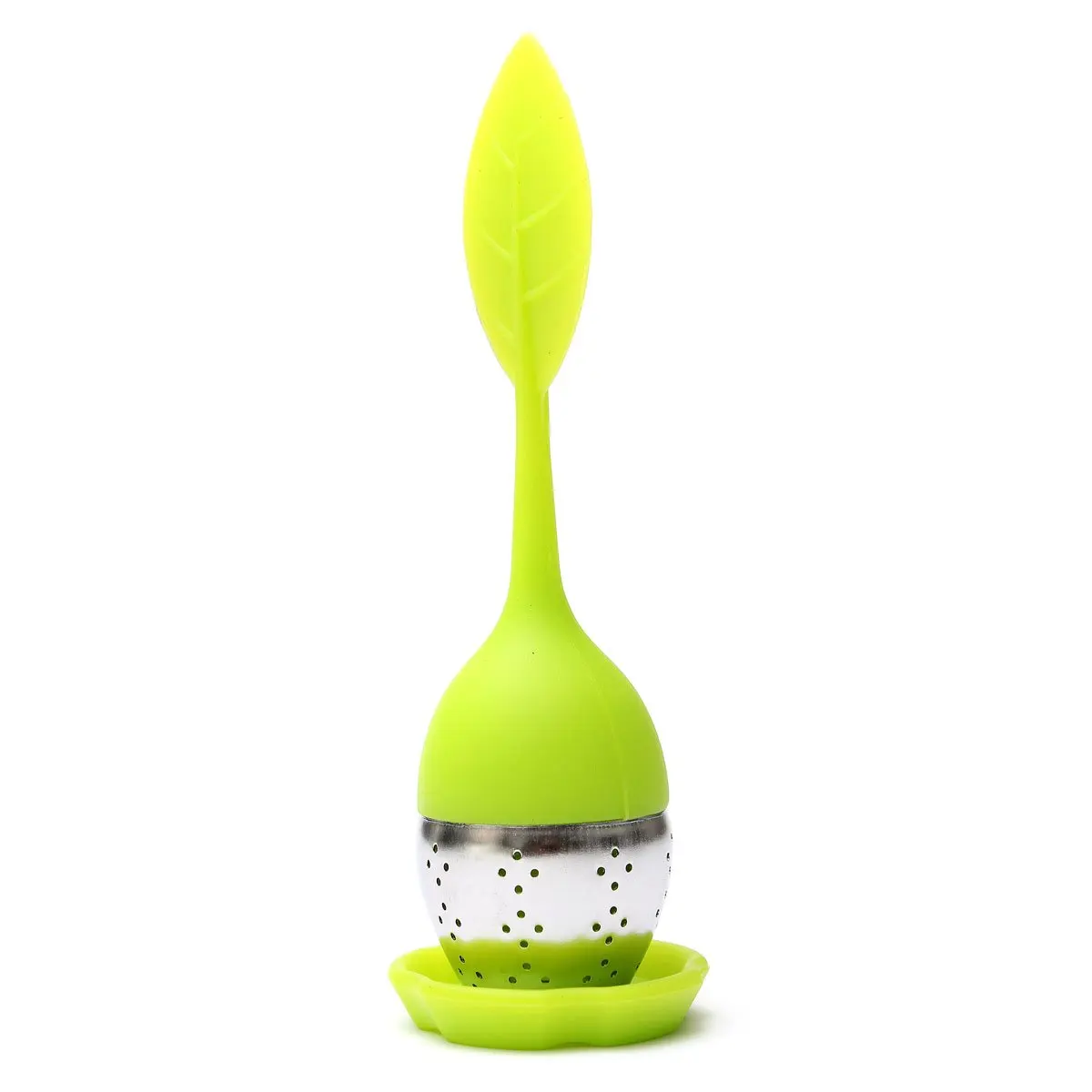 SZS Hot Tea Infuser with Cover Strainer Stainless steel sheet greenin Tea Infusers from Home