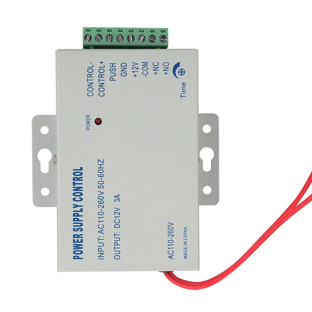 AC 110-240V IN to DC 12V 3A источник питания для контроля доступа к двери по всему миру напряжение