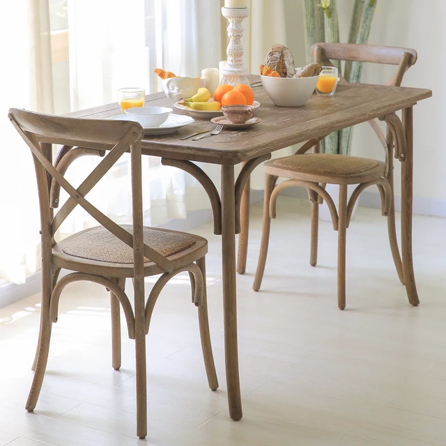 Tienda online mesa de comedor de madera maciza de roble blanco ... Ikea mesa maciza madera