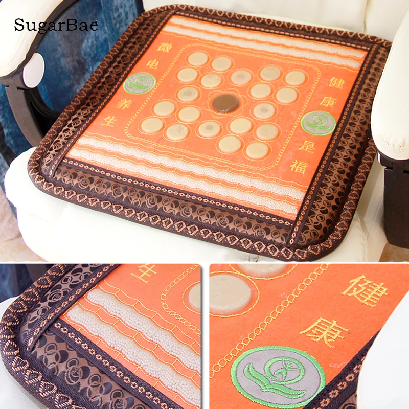 

Relax Natural Jade Mattress Stone Korea Health Mattress Body Pain Relief Warm Physiotherapy Electric Heating Pad Mat Thermal Mat