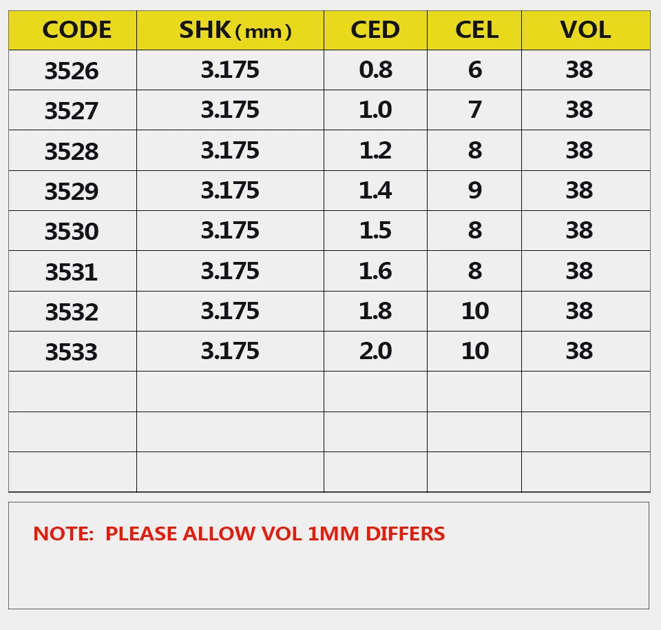 HUHAO 10pc/lot 3.175mm PCB Drill Bit Set PCB Router Bits Left Spiral PCB Milling Cutter Down Cut Corn End Mill Engraving Bit CNC