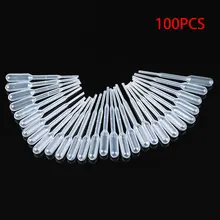 Новинка 100 шт одноразовая пластиковая капельница для переноса духов, капельница для глаз, практичная многофункциональная капельница, многоразовые бутылки