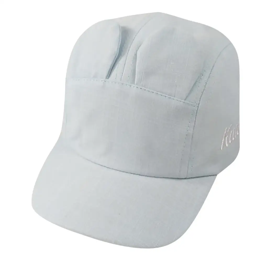 Высокое качество летние тонкие Солнцезащитная шляпа Детские хлопок утка язык Бейсбол кепки хип-хоп Регулируемые кепки модные аксессуары 30 - Цвет: Blue