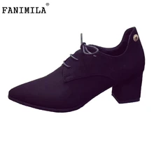 Women Square Heel Shoes Vintage Woman Pointed Toe Heels Pumps Brand Female Lace Up Office Footwear Shoes Size 35-39 Z00217