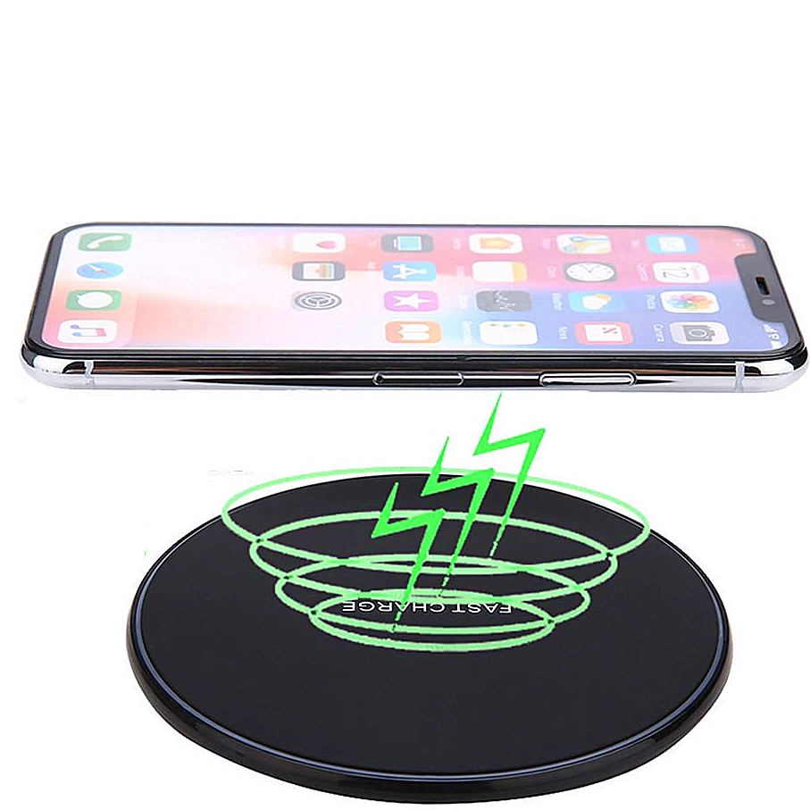 

For Huawei P30 Pro Mate20 Pro Samsung S10 e/S9/S7/S8 For iPhone XS X Xiaomi Mix 2S/3 10W Qi Wireless Charger Fast Charging Pad