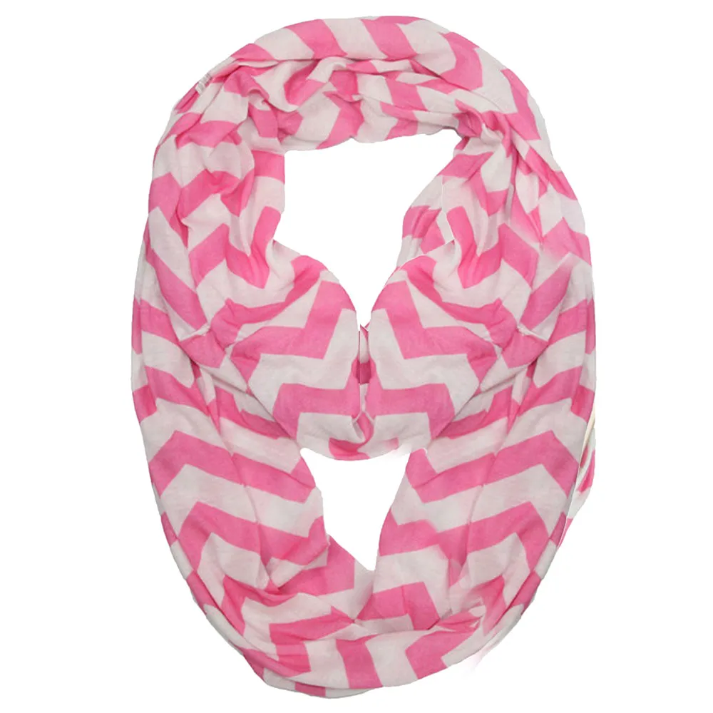 Новейший женский зимний полосатый шарф-петля с секретный карман на молнии шаль-кольцо шарфы повседневные теплые шарфы 180 см X 50 см@ 35