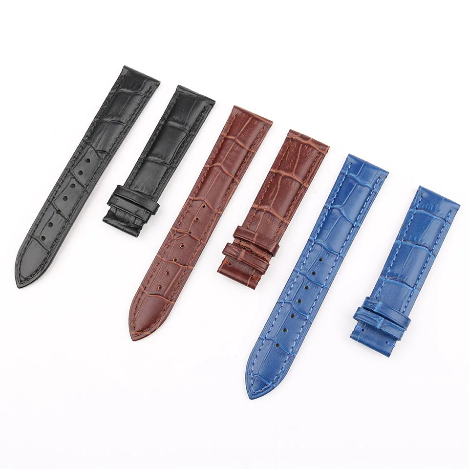 Wholesale Genuine Leather Watchbands 20mm High Quality Watch Strap For