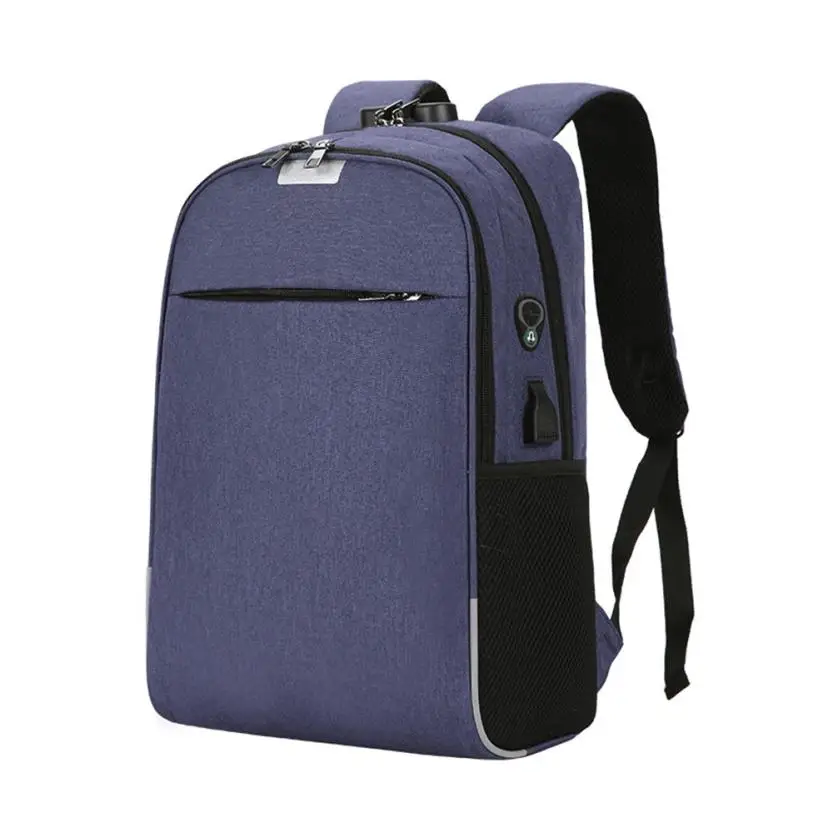 Мужской рюкзак для ноутбука с USB зарядкой, рюкзак с защитой от кражи, минималистичный Модный повседневный рюкзак, сумка для отдыха, Оксфорд, Rucksack12-13 на плечо
