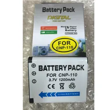 NP-110 CNP-110 Digital Camera Battery CNP110 lithium batteries pack NP110 For Casio EX-Z2000 Z2300 ZR10 ZR20 ZR15 Z2200