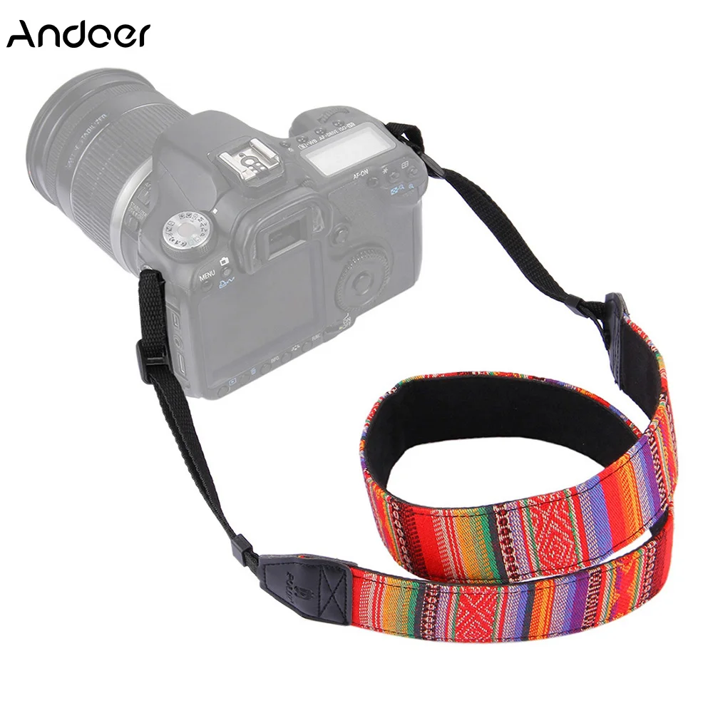 Camera Shoulder Neck Strap for Canon SLR DSLR Camera Retro Vintage