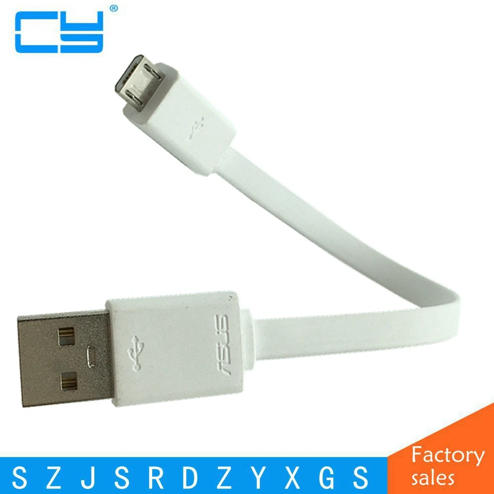 

For xiaomi Original power bank cable 15cm micro usb cables short flat usb for Bluetooth headsets 2A charging data sync Cord