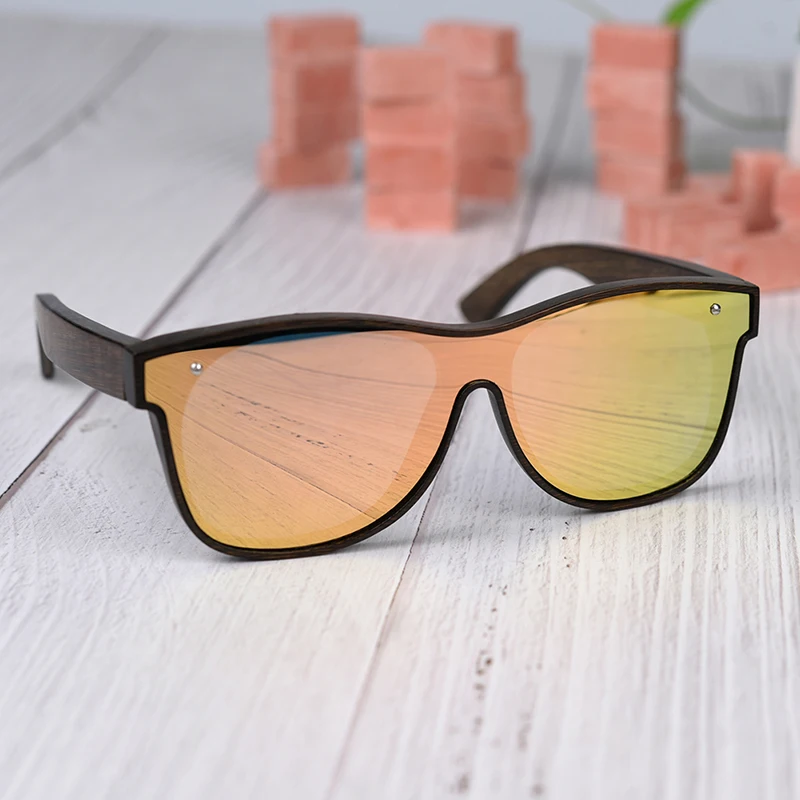 

BOBO BIRD Men Women's Polarized Sunglasses Luxury Fashionable Wooden Glasses Unisex Eyewears lunette de soleil femme DG16