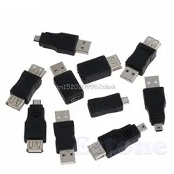 10 шт. 5 булавки F/M мини Changeur adaptateur USB конвертер Мужской Женский Micro USB # H029