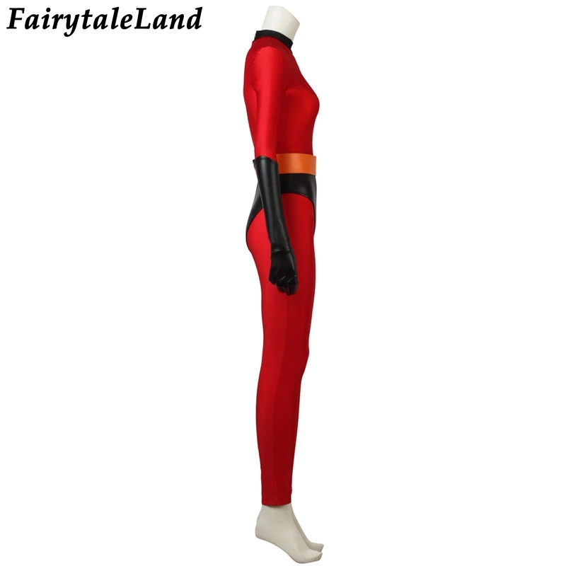 Суперсемейка 2 Elastigirl Косплей Костюм Костюмы на Хэллоуин для взрослых женщин Косплей Helen Parr Elastigirl комбинезон на заказ