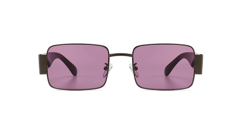 Ретро пара панк Квадратные Солнцезащитные очки для мужчин и женщин Модные Оттенки UV400 Винтажные Очки 46115