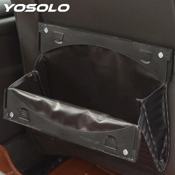 

YOSOLO Universal Car Seat Back Storage Bag Magnetic Trunk Organizer Stowing Tidying Car Hanging Bags Luggage Holder Pocket