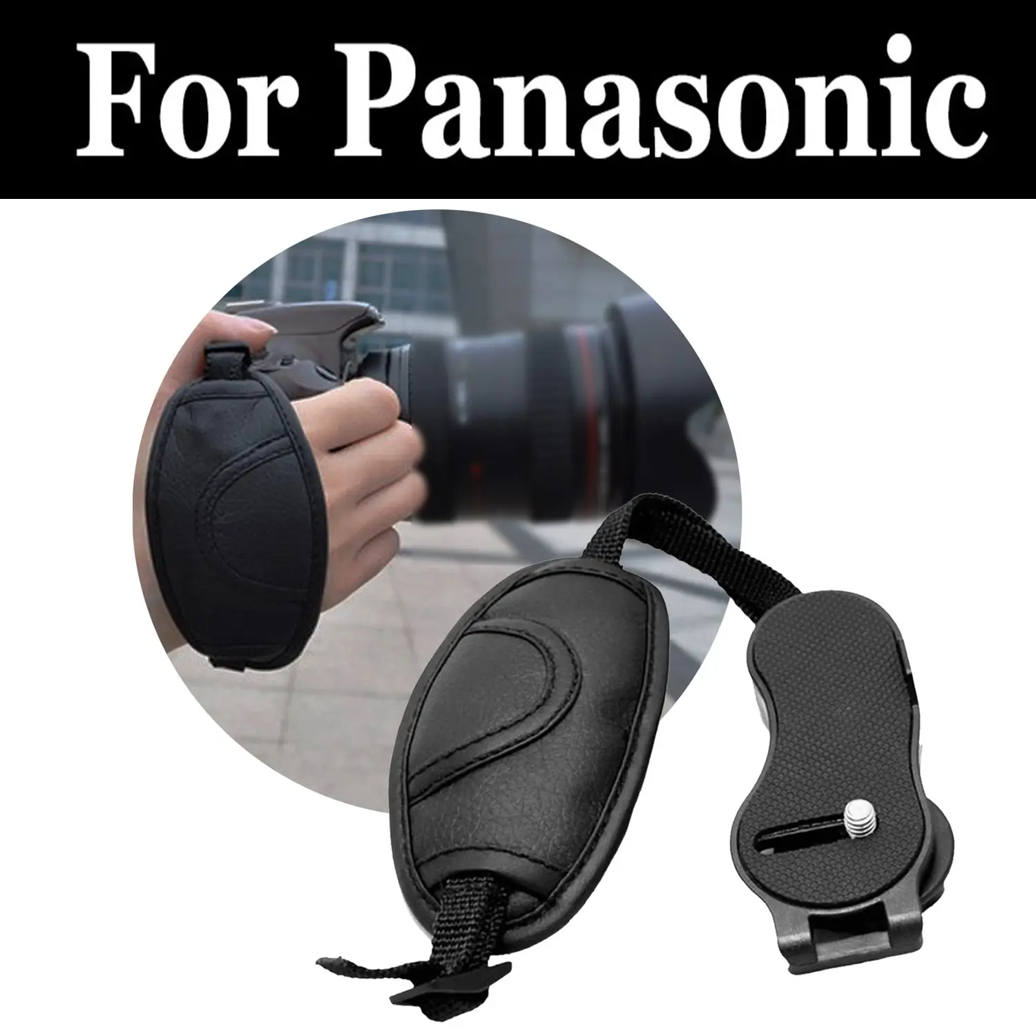 

Wrist Strap Camera Hand Grip DSLR For panasonic Lumix DC FZ1000 II FZ80 G9 GF10 GF90 GH5 GH5S GX850 GX9 LX100 II S1 S1R TS7