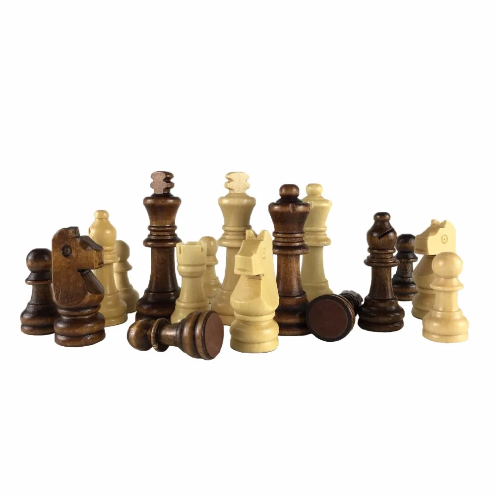 Wooden Chess Pieces King Height 80mm Chess Set High Grade Standard Chessmen Game for International Competitions