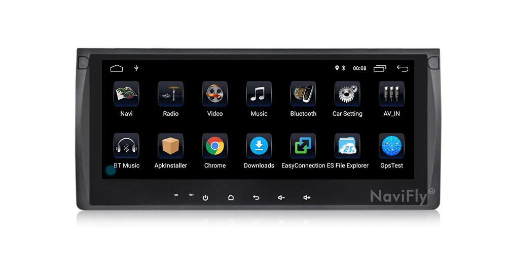 NaviFly 10,2" HD Android9.1 Автомобильный USB gps Радио FM AM Кассета для BMW E53 X5 E39 автомобильный мультимедийный плеер с OBD2 DAB+ DVR