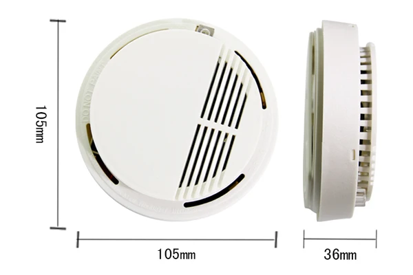 Высокий чувствительный Беспроводной детектор дыма Фотоэлектрические охранных Системы Беспроводные gsm сигнализация