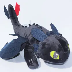 10 шт 25 см Как приручить дракона черный Беззубик плюшевая игрушка оптом