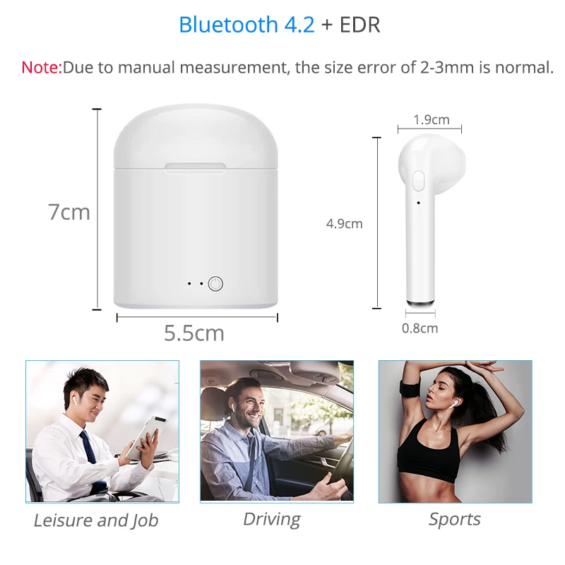 I7s TWS Bluetooth Wireless Earphone Stereo Earbud Headset With Charging Box Mic All Bluetooth tablet For Xiaomi iPhone Samsung I7s TWS Bluetooth Wireless Earphone Stereo Earbud Headset With Charging Box Mic All Bluetooth tablet For Xiaomi iPhone Samsung