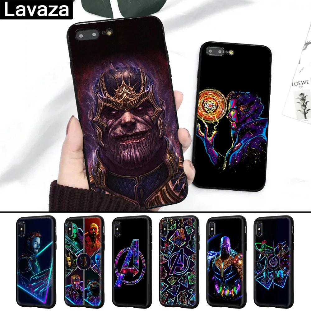 Lavaza Marvel Супергерои из “Мстителей” на заказ силиконовый чехол для iPhone 5 5S 6 6 S 7 8 плюс X XR XS Max