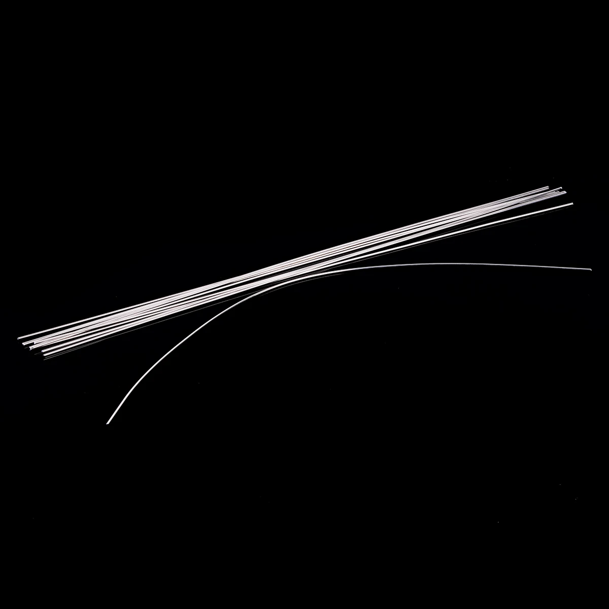 10pcs Metal Aluminum Welding Rod Low Temperature Magnesium Soldering Brazing Stick Rods 1.6mmx45cm Silver