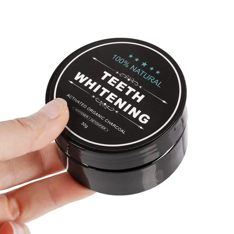 60g Daily Use Black Teeth Whitening Scaling Powder Oral Hygiene Cleaning Packing Premium