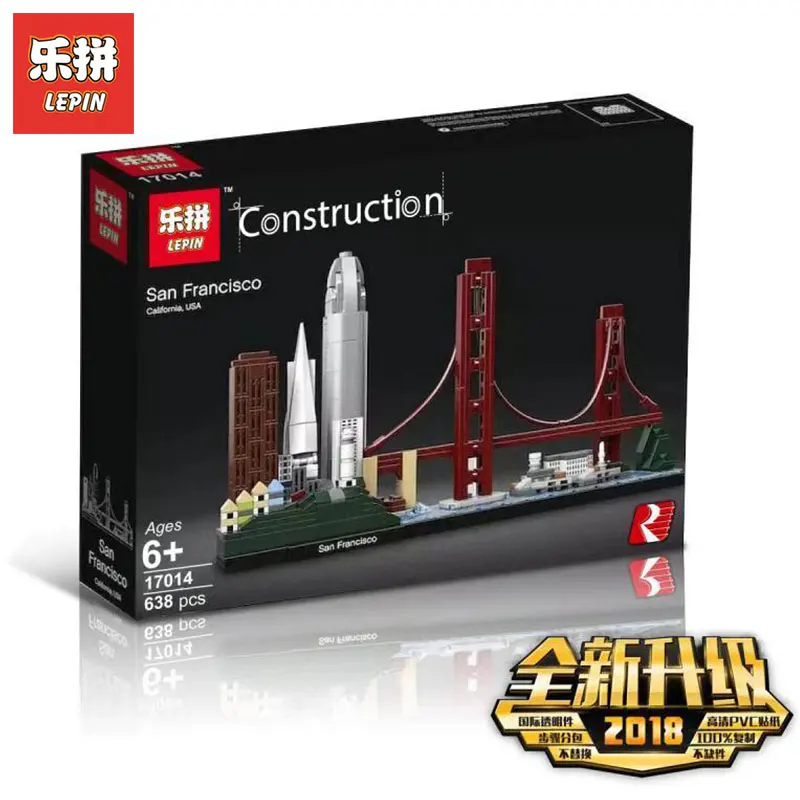 LEPIN-17014-3-Set-Building-Blocks-Bricks-Educational-Toys-Birthday-Gifts