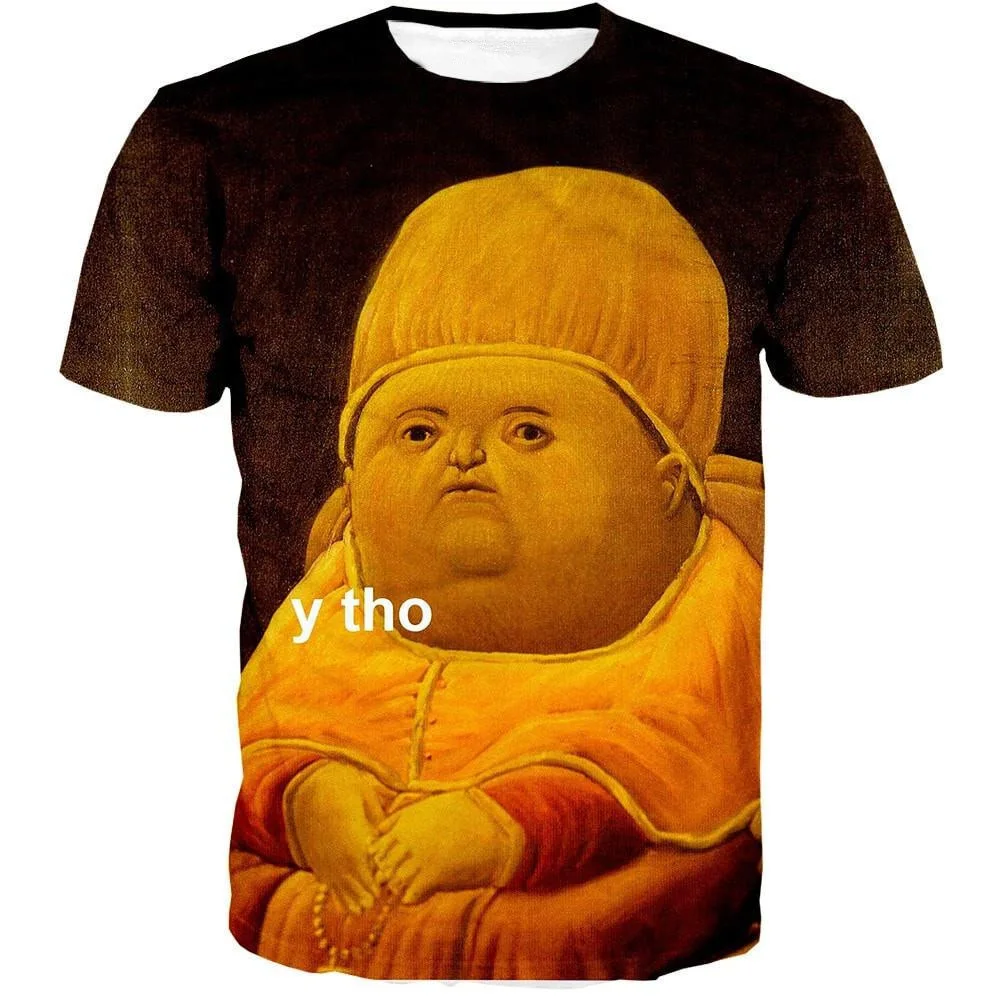 Y Tho Memes T Shirt Men 2017 Short Sleeve O Neck Cotton Tops Tee