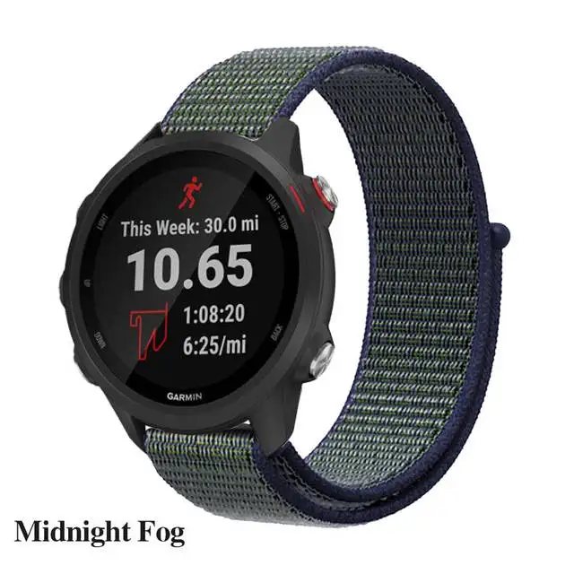 Нейлоновый ремешок-петля для Garmin Forerunner 245 M/Garmin vivoactive 3 Forerunner 645, Смарт-часы, браслет, ремешок для часов - Цвет: 8