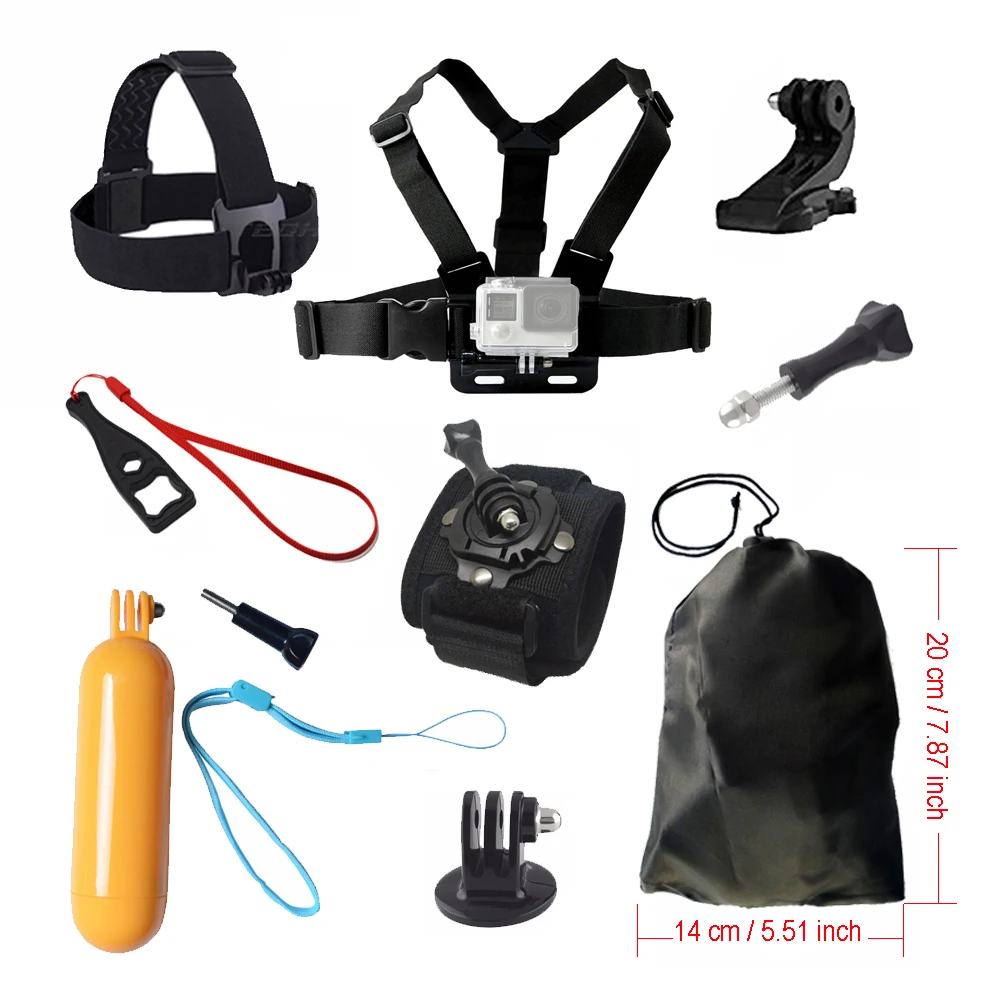 Wholesale Floating grip Accessories kit for Gopro hero 5 Chest Head Wrist Mount Strap Hand bobber For Go pro SJCAM SJ4000 Action Camera 5 Buy Cheap Floating grip Accessories kit for Gopro hero 5 Chest Head Wrist Mount Strap Hand bobber For Go pro SJCAM SJ4000 Action Camera 5