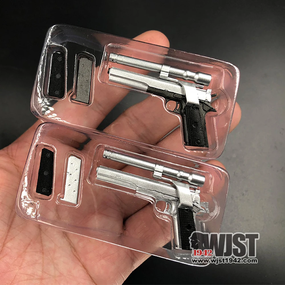 ZYTOYS ZY2009A M1911 Iron Automatic Pistol Weapon Model Toys 1//6 F 12/" Figures