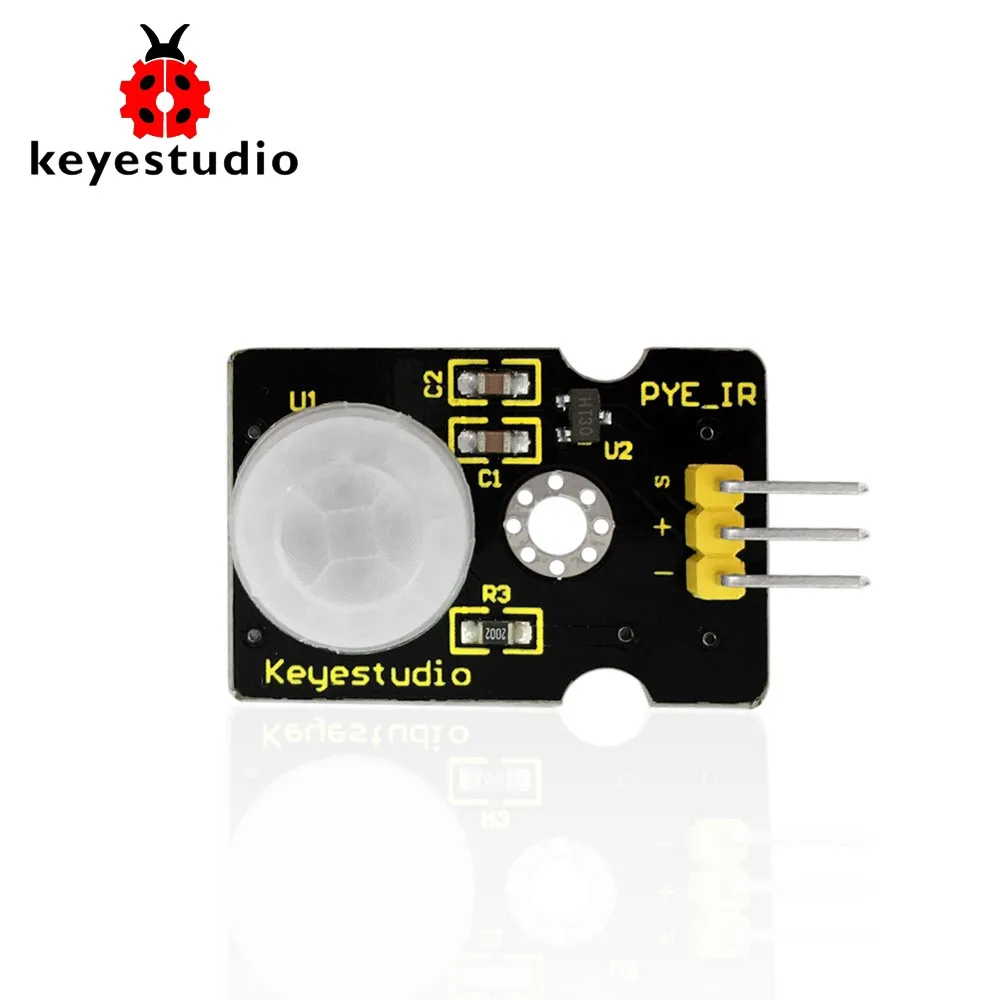 Keyestudio PIR датчик движения ИК пироэлектрический инфракрасный детектор модуль для Arduino