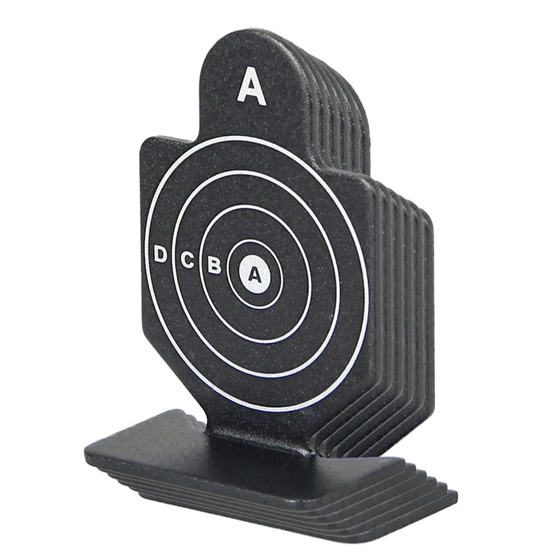 

Surwish Mini Metal Shooting Target for Nerf/for Airsoft Outdoor Hunting Game Target Shooting Training Tools - Black