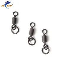 Рыболовный длинный шарнирный шарнир с цельным кольцом 4# карповый терминал 100 шт