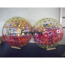 Надувные чистой воды zorbing, 1,0 мм ПВХ надувной мяч Зорб для продажи земли zorb Зорб мяч для земли и воды человека