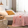Peach bedspread blanket 200x230cm High Density Super Soft Flannel Blanket to on for the sofa/Bed/Car Portable Plaids ► Photo 3/6