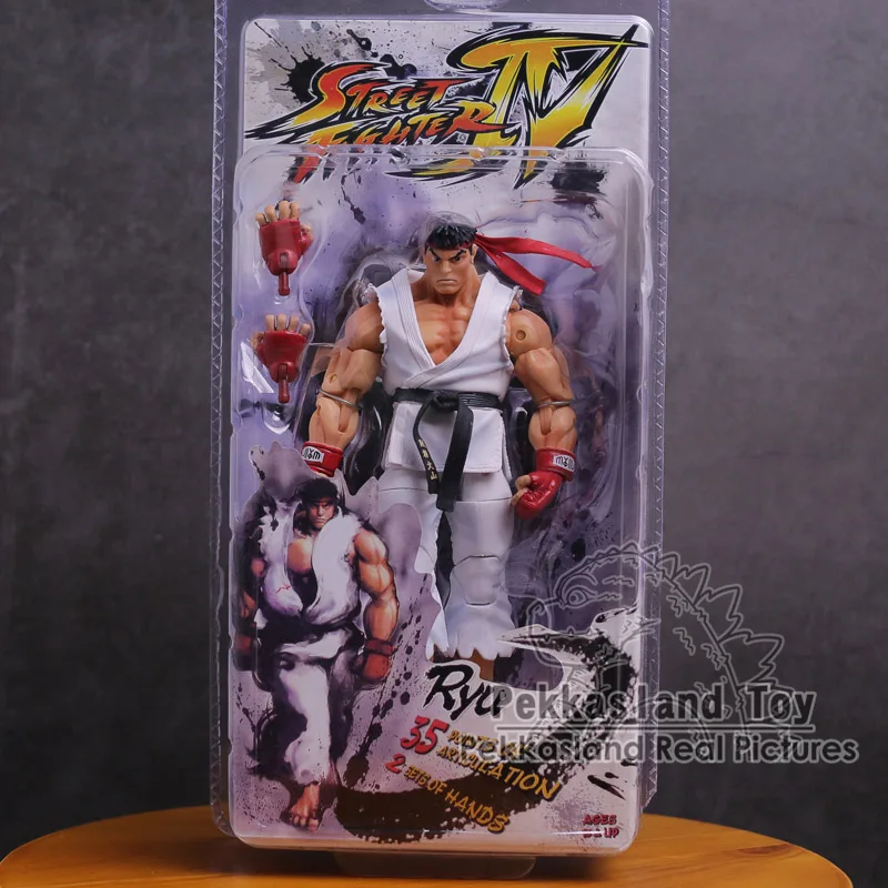 

NECA Street Fighter Ken Ryu Guile PVC Action Figure Collectible Model Toy
