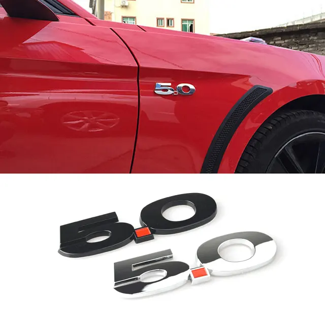 5 0 Emblem Universal Badge Logo Sticker Trim For Ford Mustang 2017 5 0 Emblem Universal Badge Logo Sticker Trim For Ford Mustang 2017 2016 All Cars