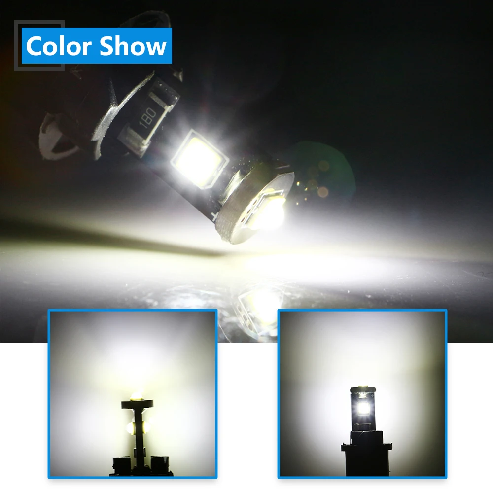 Светодиодные лампы 8X Canbus W5W T10 3 SMD светильник свет 12 В постоянного тока 194 168 маркер