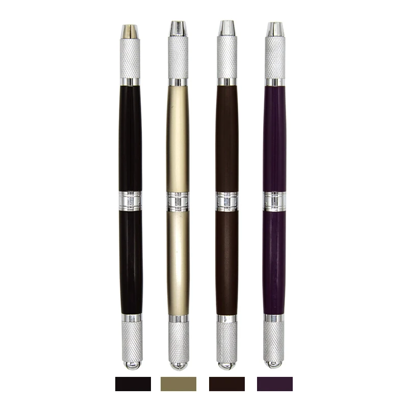 Prefessional Terbori Microblading pen For Permanent Makeup Machine Goldenback Manual eyebrow pen Makeup tattoo kit 3 in 1PC    4