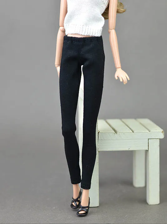 Высокое качество, эластичные штаны, длинные штаны для куклы Барби, одежда, модный наряд, шорты для 1/6, аксессуары для кукол BJD