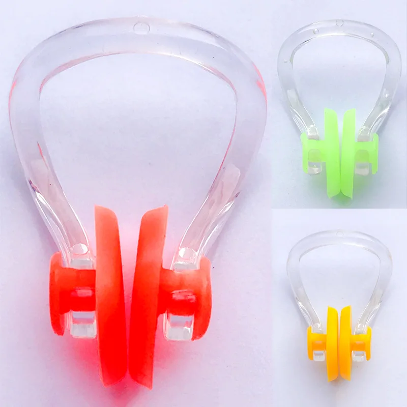 10pcs/lot High Quality Reusable Soft Silicone Swimming Nose Clip Comfortable Diving Surfing Swim Nose Clips For Adults  Children 5