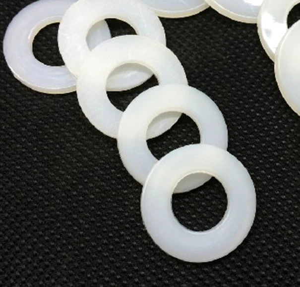 Zyj stores Flat Washers 1000pcs M361 Nylon Flat Washer DIN125 Plastic Plain Washer Spacer Seals Ring Gasket NL66 Stainless Flat Washer