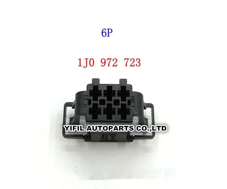 

10/50/100pcs/lot 6 Pin/Way Taillights Connector Plug With Terminal For Audi A1 VW Magotan Sagitar 1J0 972 723