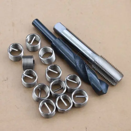 Riparazione Filettatura Elicoidale M20 X 2.5 Trapano E Rubinetto 12 Inserti