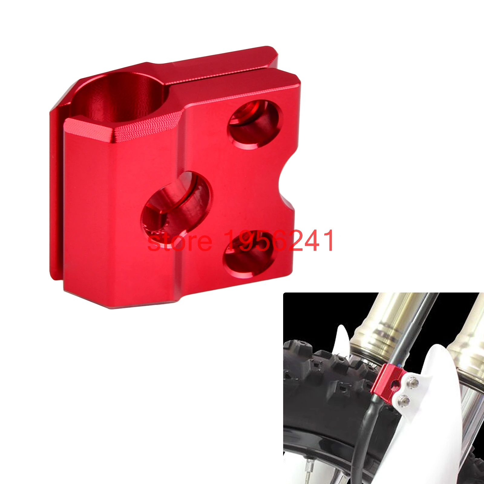 NICECNC CNC Brake Line Hose Clamp Holder for Honda CR80R CR85R CR125R CR250R CRF150R CRF450R CRM250R CRM250AR XR250